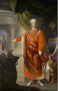 Donat, Johann Daniel Emperor Leopold II in the regalia of the oil painting on canvas
